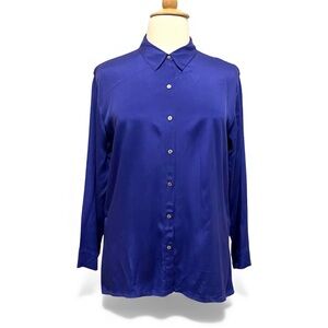 Chico's Vibrant Silk Blend Top sz 3/XL